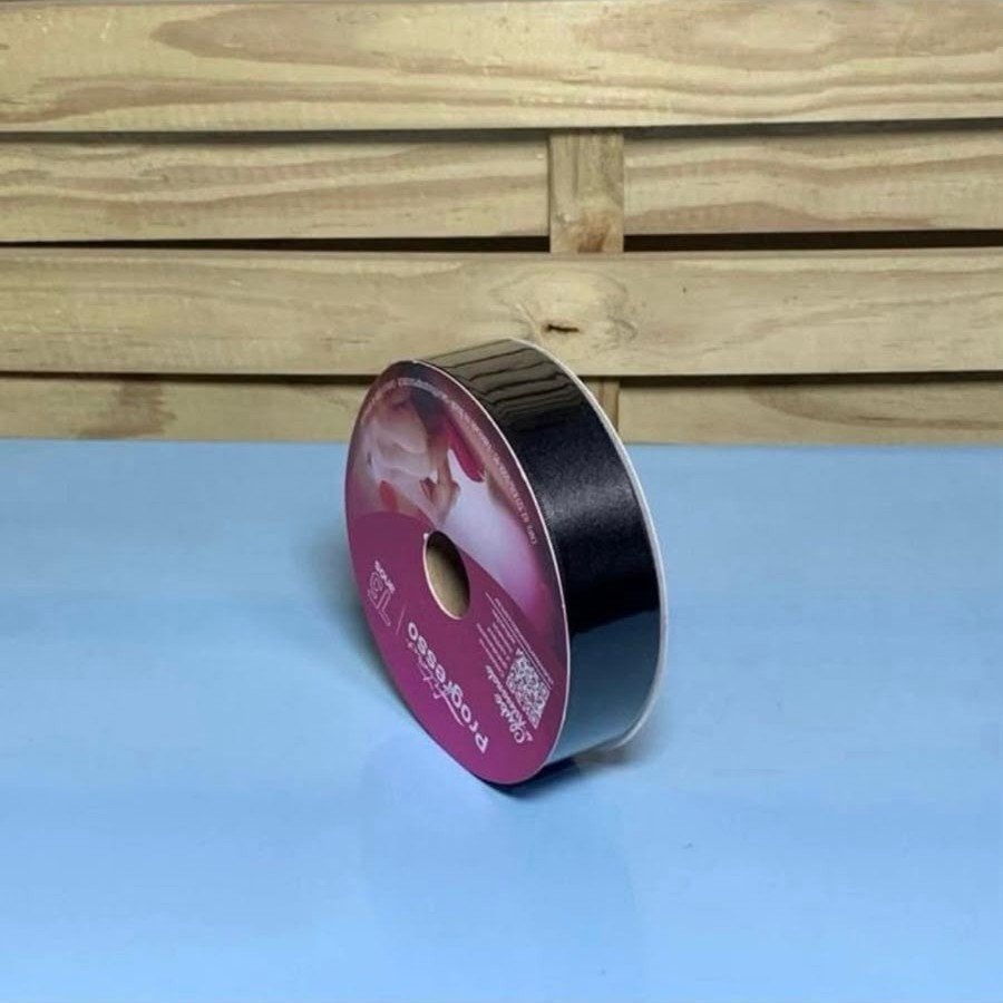 FITA CETIM SIMPLES CF007 30MM COR 219 PRETO ROL 50 METROS 846993
