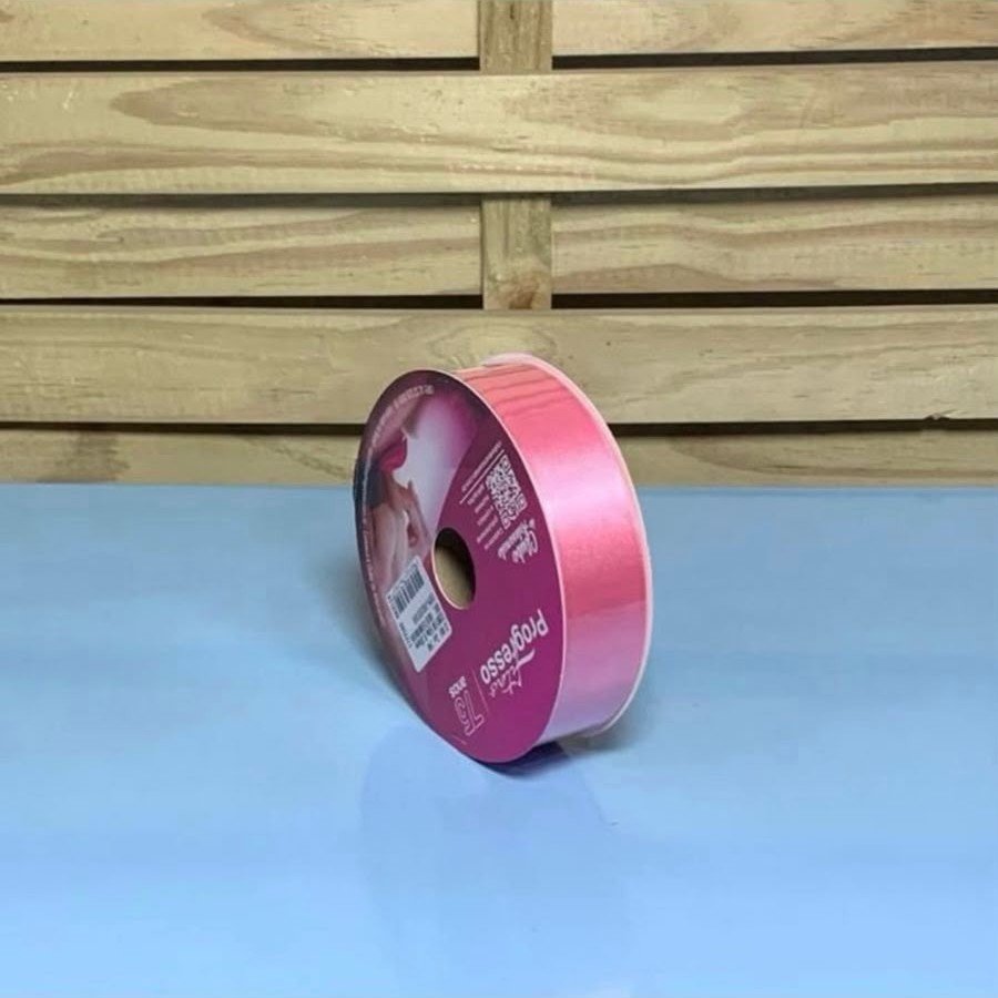 FITA CETIM SIMPLES CF007 30 MM COR 240 ROSA ESCURO ROL 50 METROS 847051