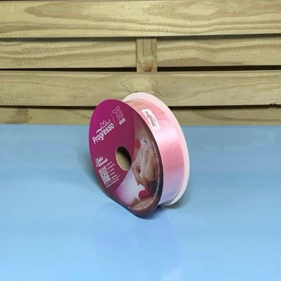FITA CETIM SIMPLES CF007 30MM COR 310 ROSA BB ROL 50 METROS 847198