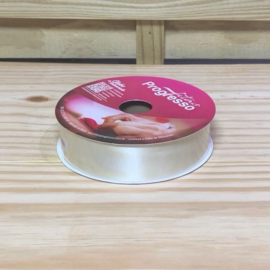 FITA CETIM SIMPLES CF007 30 MM COR 311 CHAMPAGNE ROL 50 METROS 847211