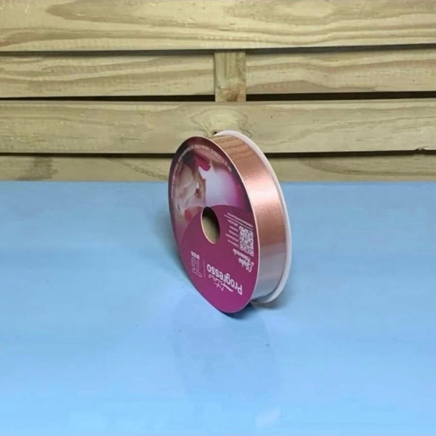 FITA CETIM SIMPLES CF005 22 MM COR 1143 ROSA VELHO ROL 50 METROS 789153