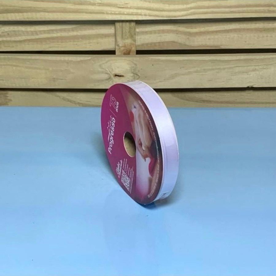 FITA CETIM SIMPLES CF003 15 MM COR 201 BRANCO ROL 50 METROS 446773