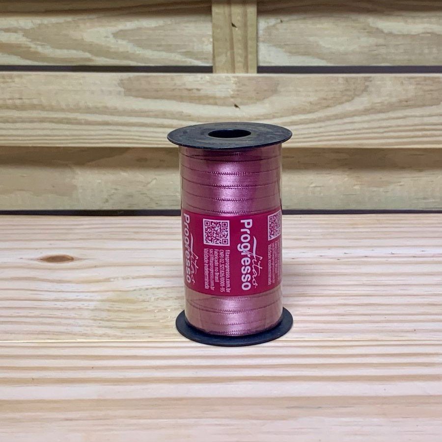 FITA CETIM SIMPLES CF001 7MM COR344 ROSE 100METROS 710423