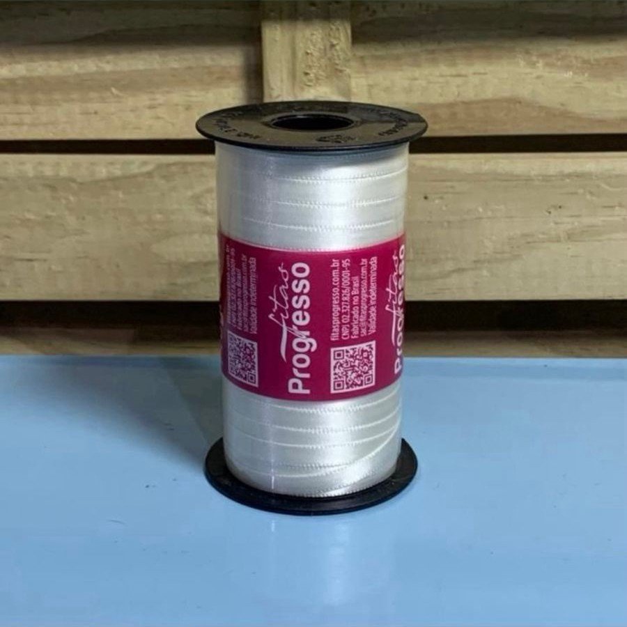 FITA CETIM SIMPLES CF001 7MM COR311 CHAMPAGNE 100MET 708253