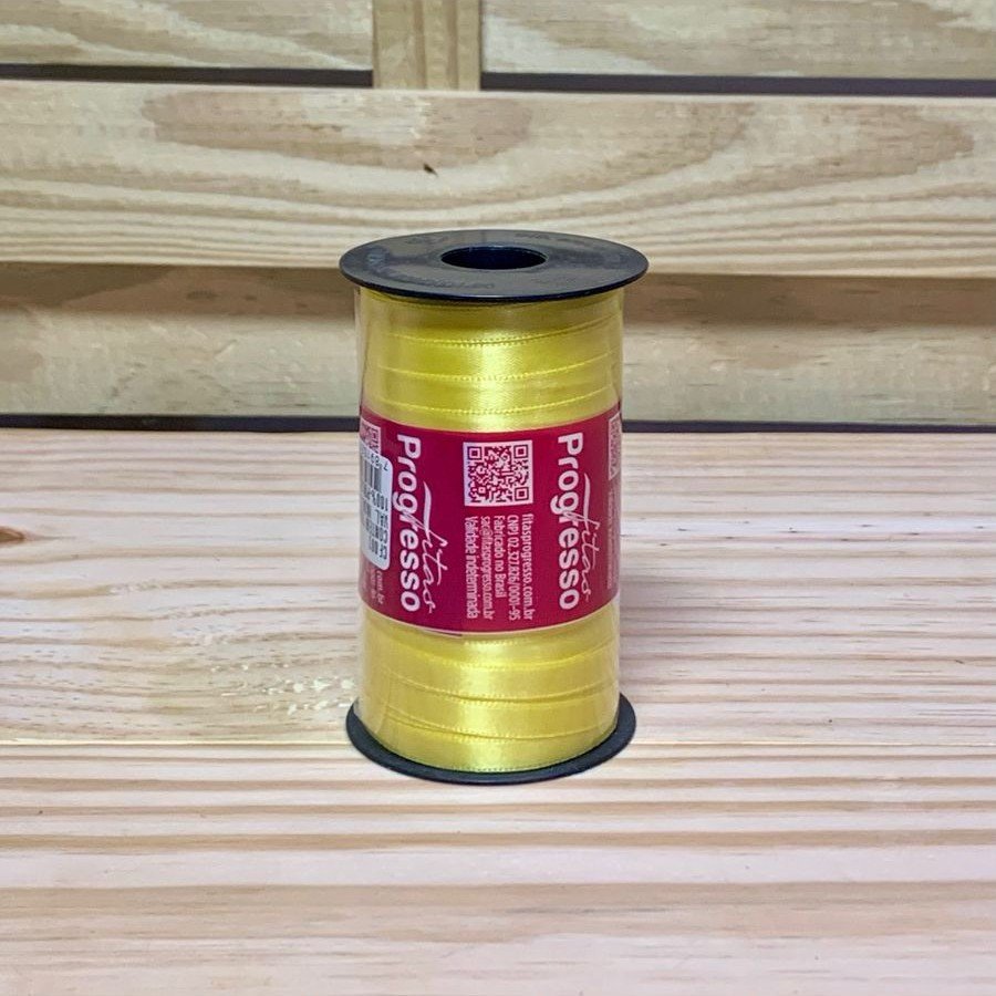 FITA CETIM SMPLES CF001 7MM COR242 AMA CANARIO 100MET 369386
