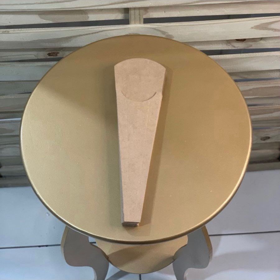 CONE P/1 BOTAO 30X9CM C/10UN LISO KRAFT 005525