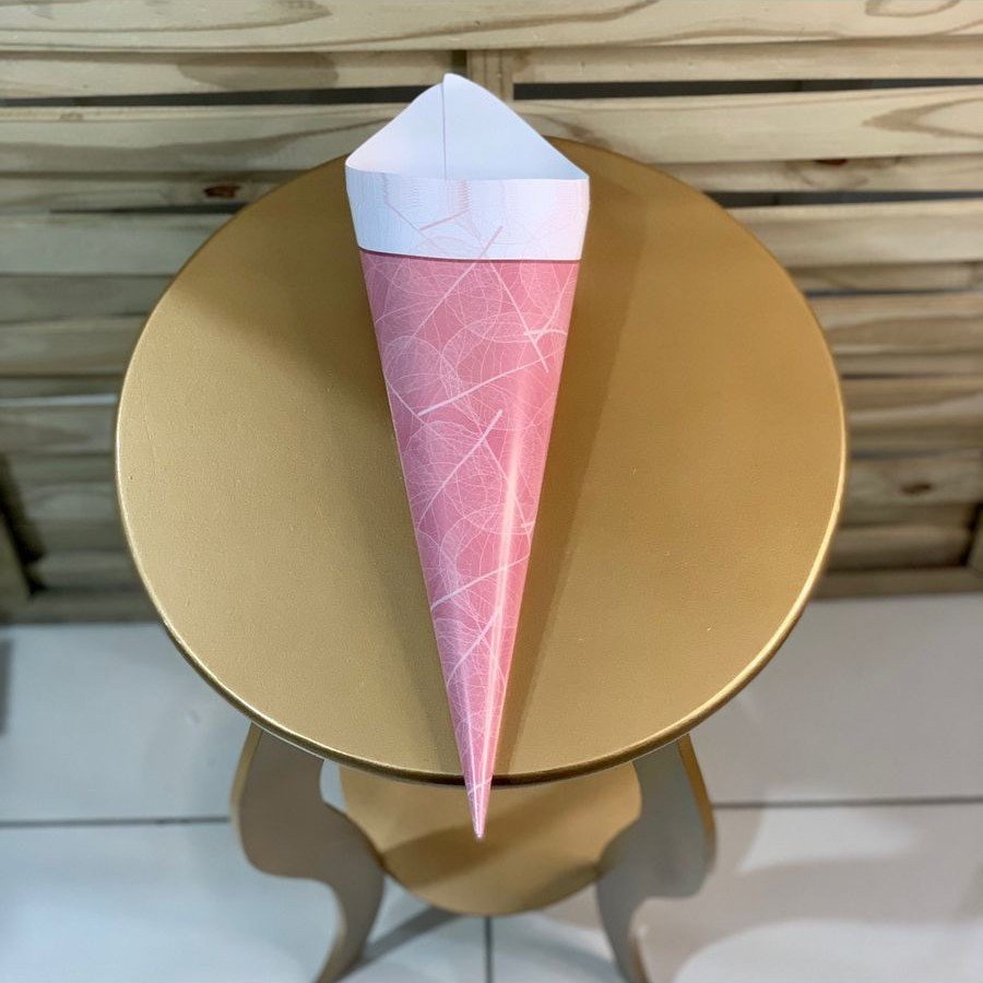 CONE BOUQUET 44CMX12,5X9CM C/10UN AYLA ROSA 010369