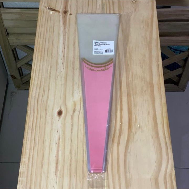 MANGA CONE HELENA 48CMX12CMX3CM 100PCS ROSE/OURO 38023