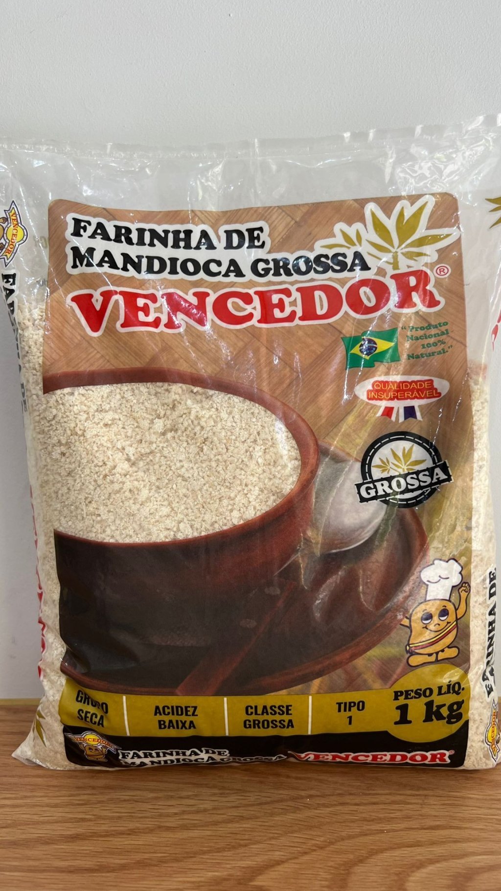 Farinha de Mandioca Grossa 1kilo