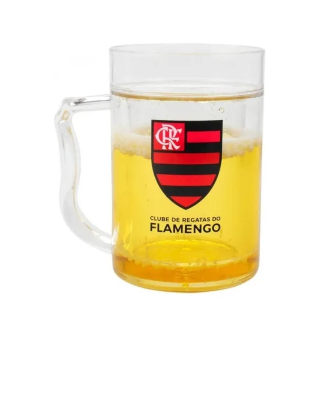 CANECA PLAST COM GEL  200ml FLAMENGO DF8826-5