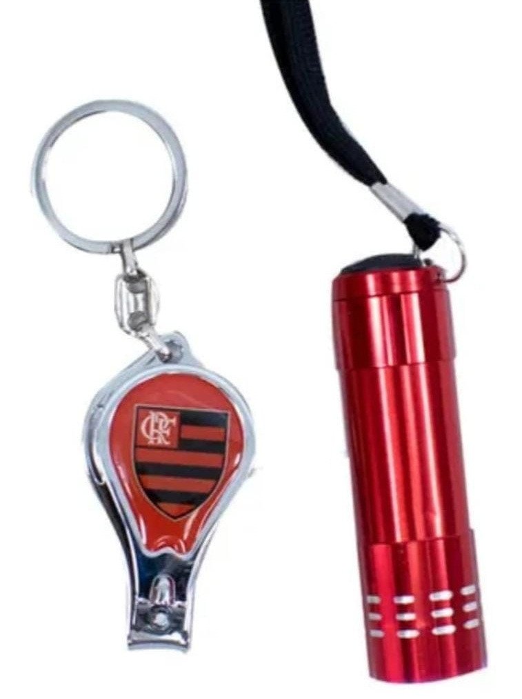 KIT CORTADOR UNHA E LANTERNA FLAMENGO JY1016CZ-5