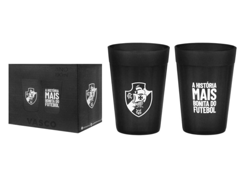 COPO VIDRO COM 2 VASCO 2010334