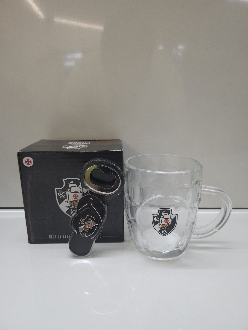 CANECA VIDRO COM ABRIDOR VASCO G003A-7