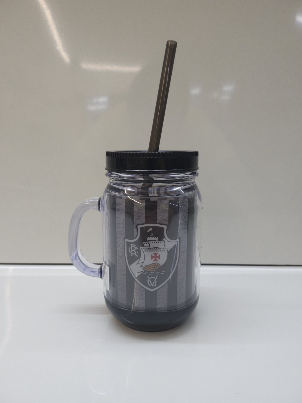 CANECA PLAST COM CANUDO VASCO YF218-7