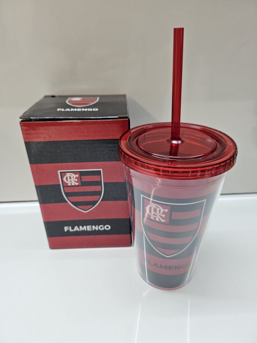COPO COM CANUDO FLAMENGO QH046C-5