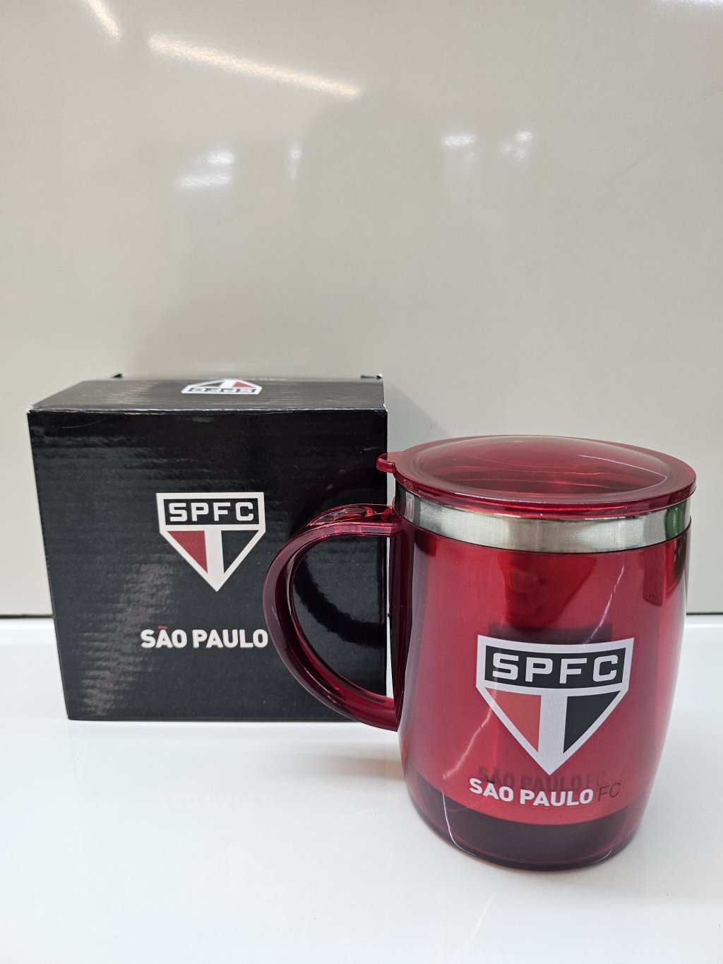 CANECA COM TAMPA SÃO PAULO QH002AZ-2