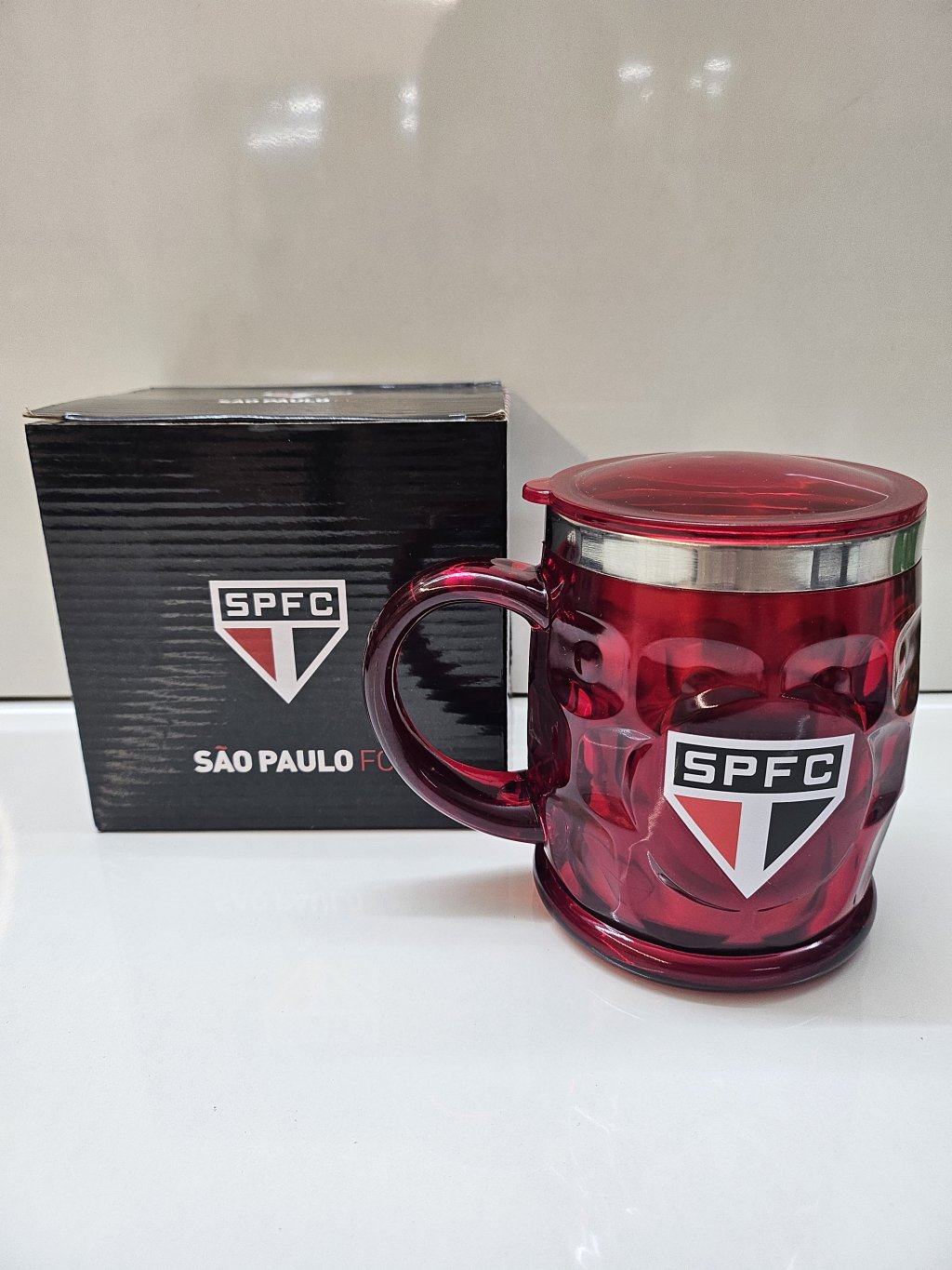 CANECA COM TAMPA SÃO PAULO QH021AZ-2