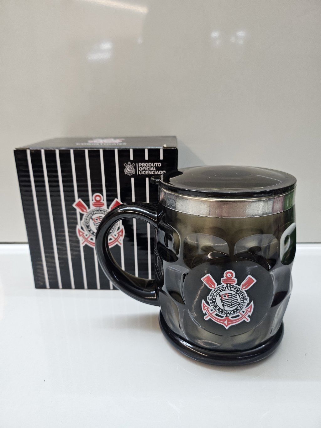 CANECA PLAST COM TAMPA CORINTHIANS QH021AZ-1