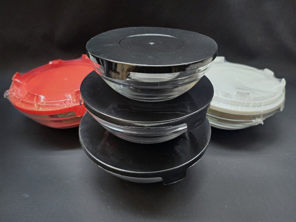 KIT POTES DE VIDRO COM 3 F0264