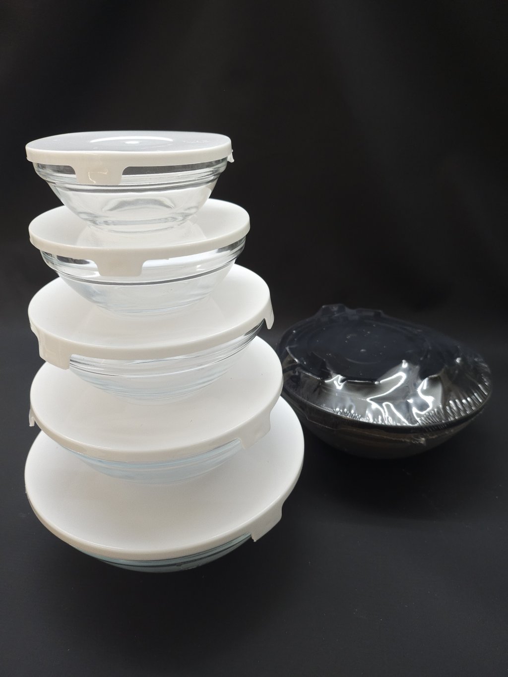 KIT POTE DE VIDRO COM 5 F0265