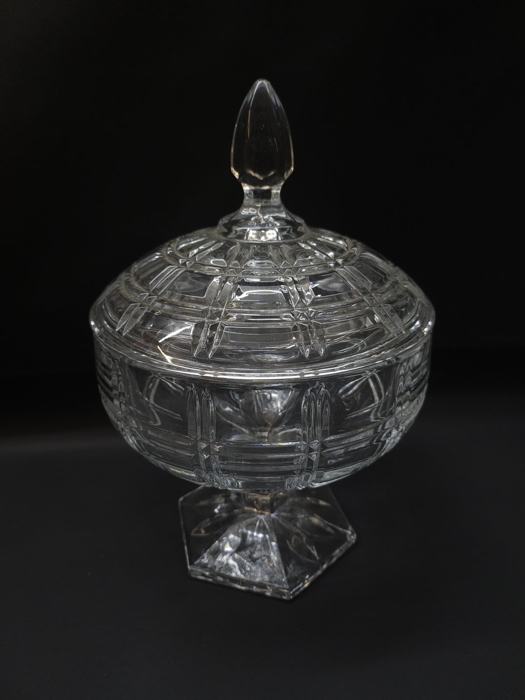 BOMBONIERE VIDRO 24.6X16.2 CM FUY806