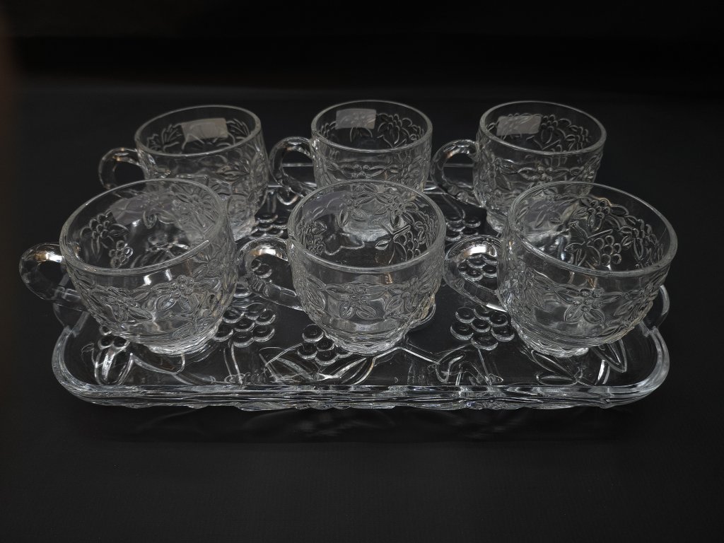 JOGO BANDEJA COM 6 XICARAS UHS1603