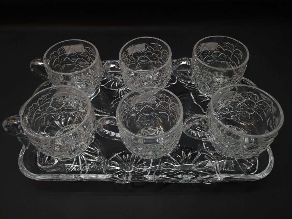 JOGO BANDEJA COM 6 XICARAS UHS1602