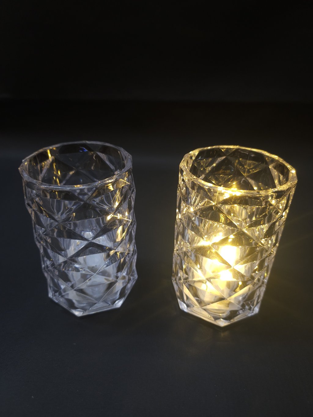 VELA PLAST COM LED 7.5 cm FJ90899