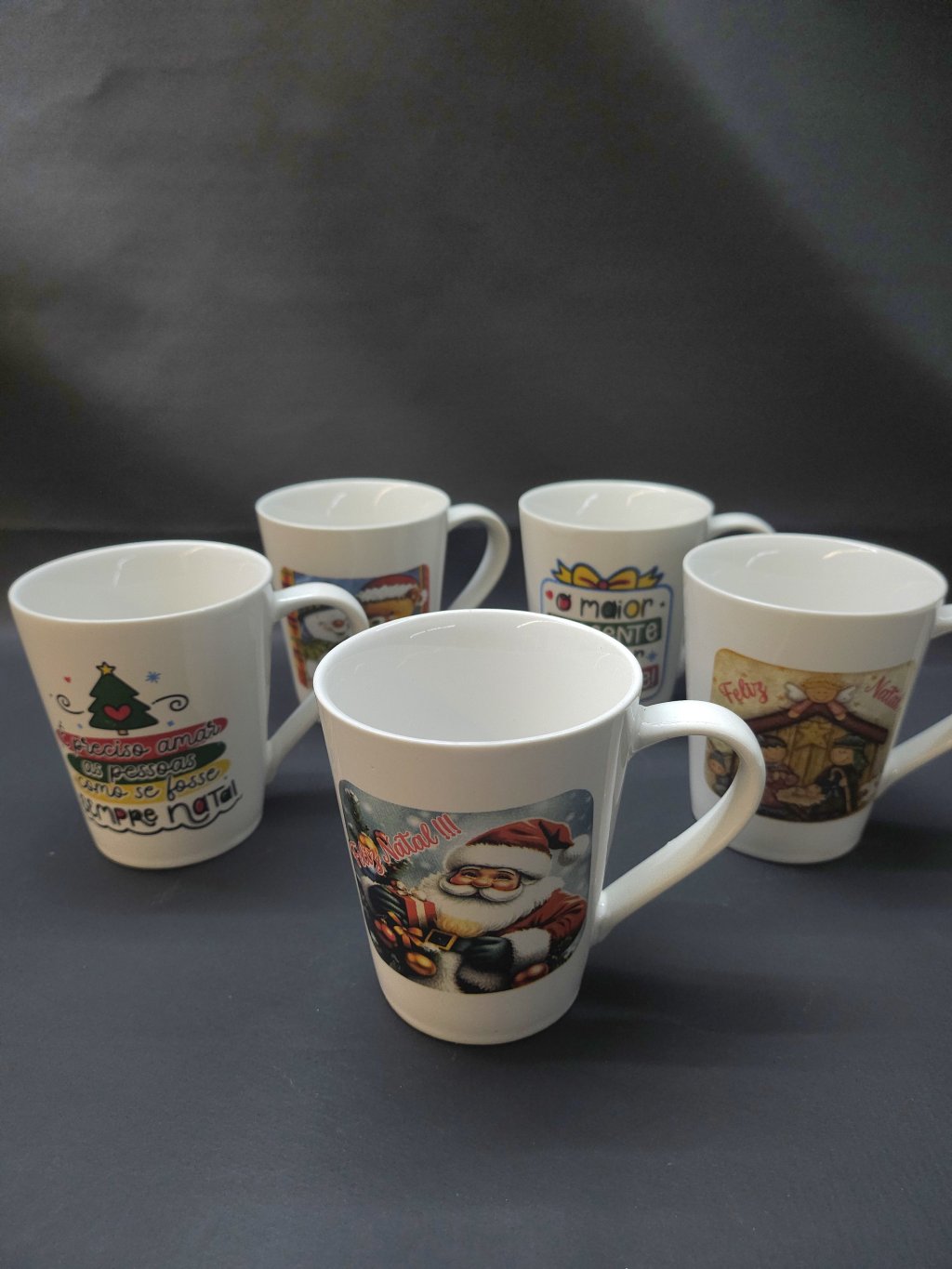 CANECA PORCELANA 250ML NATAL