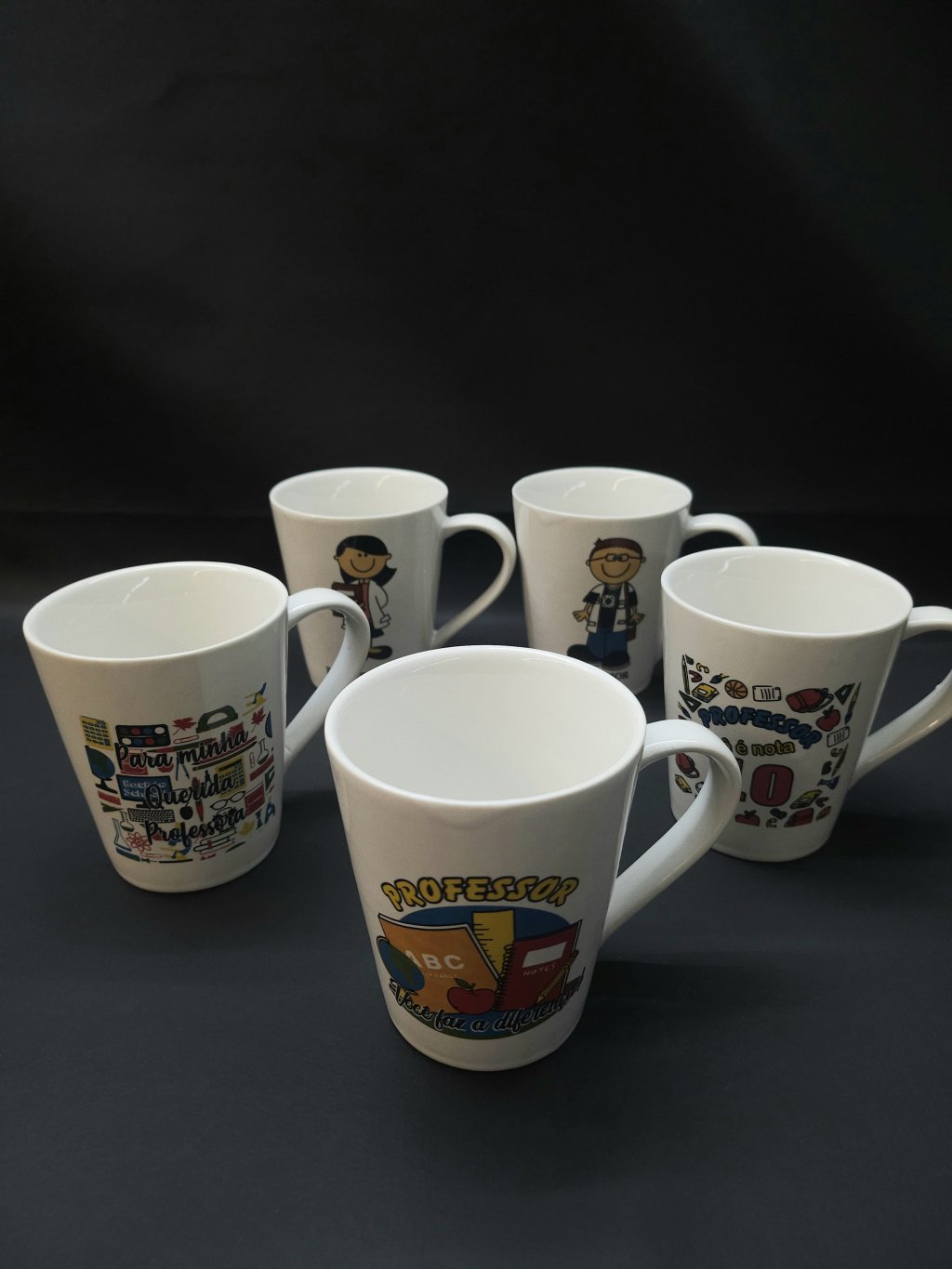 CANECA PORCELANA 250ML PROFESSOR 