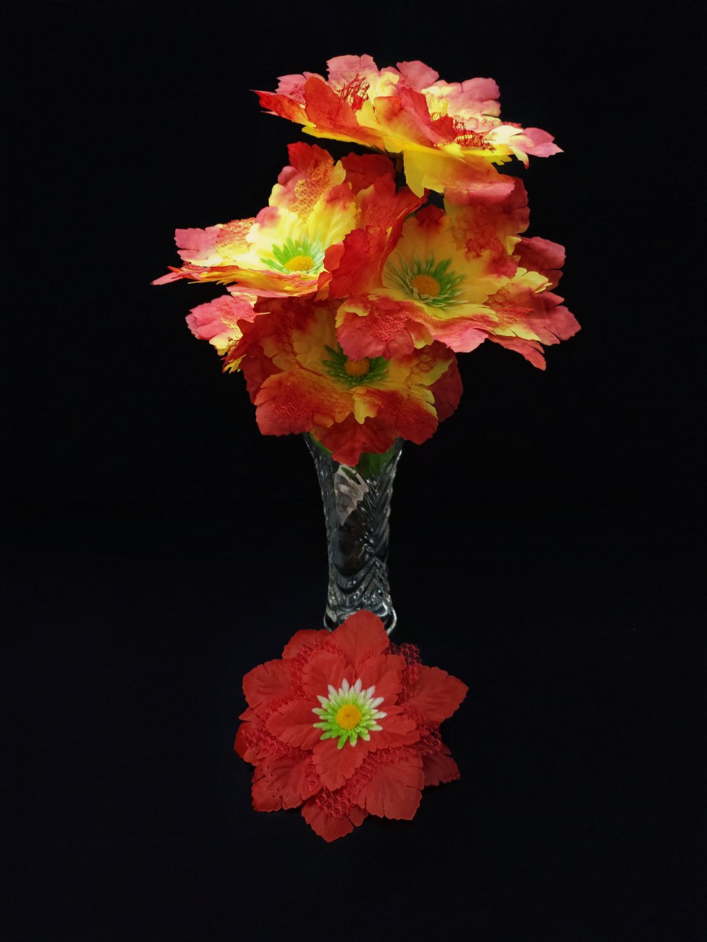 BUQ DALIA RENDA COM 5 FLORES 41204