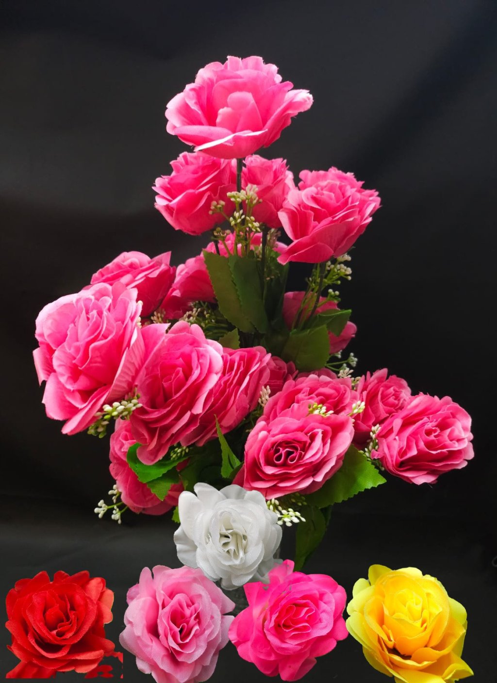 BUQUE ROSA COM 24 FLORES 30319