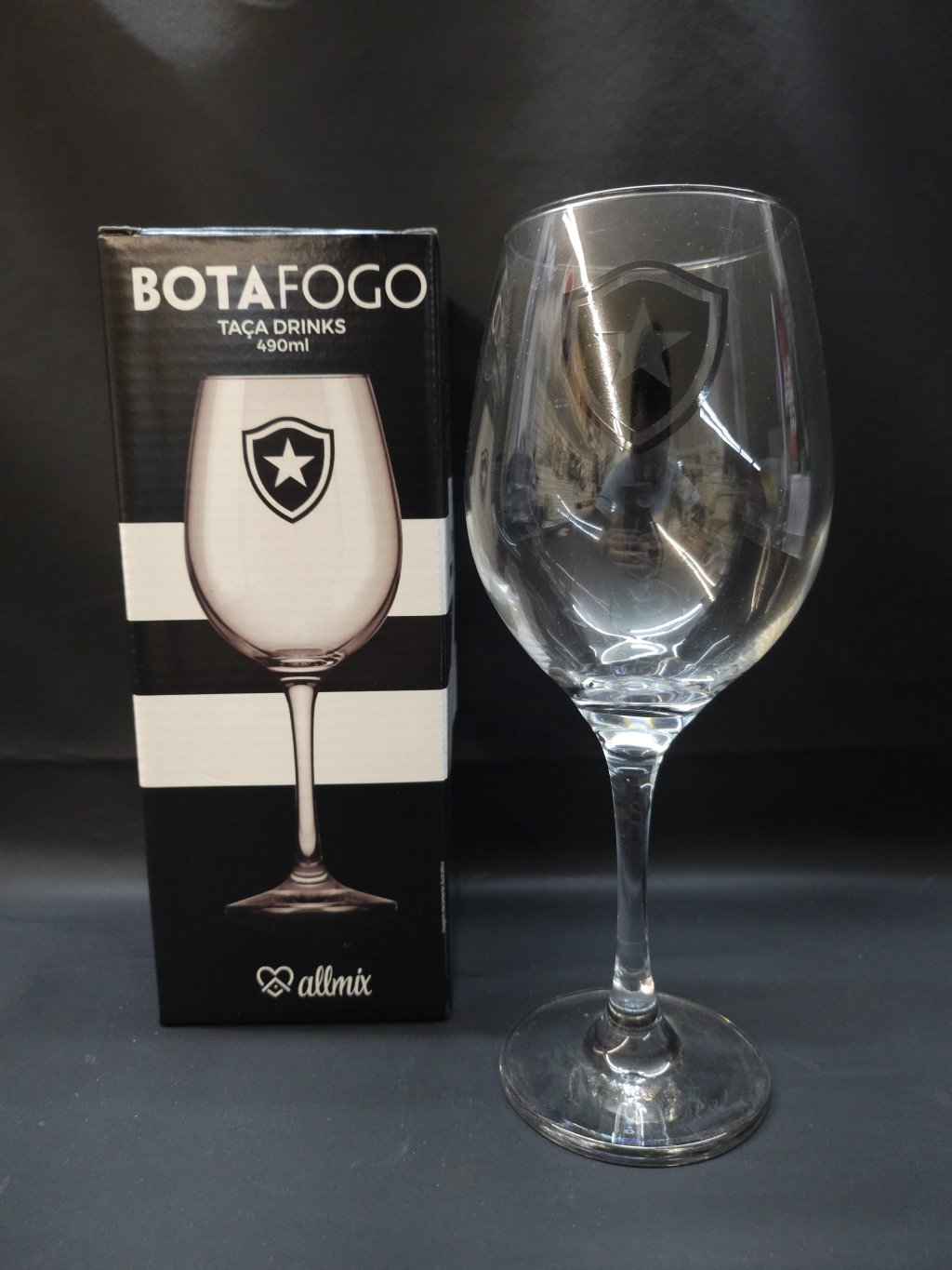 TAÇA VIDRO BOTAFOGO 490ML 7056032