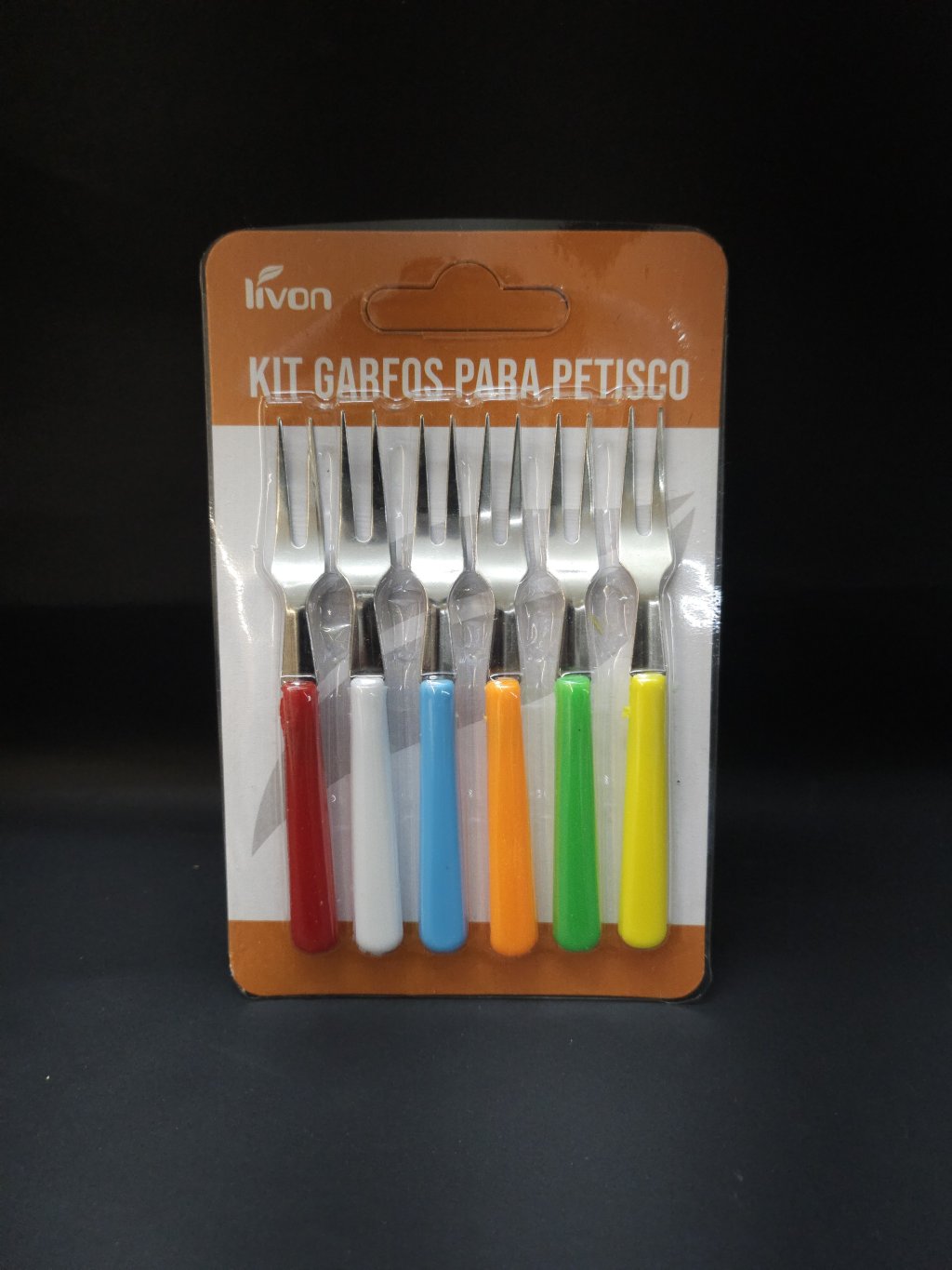 KIT GARFOS PARA PETISCO COM 6 6136