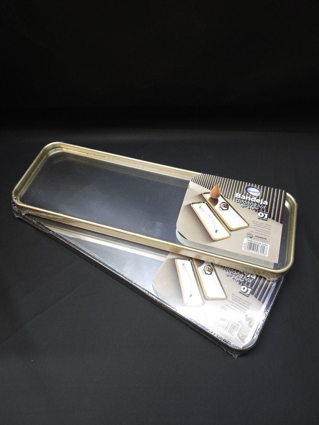 BANDEJA ESPELHO 29,8 X 10 CM HD68519