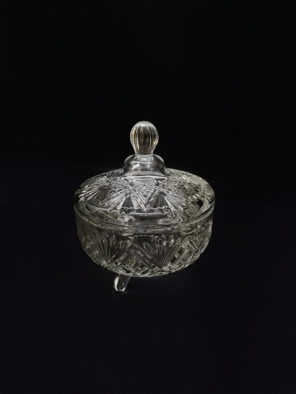 BOMBONIERE DE VIDRO 12X9,5 CM FUT19