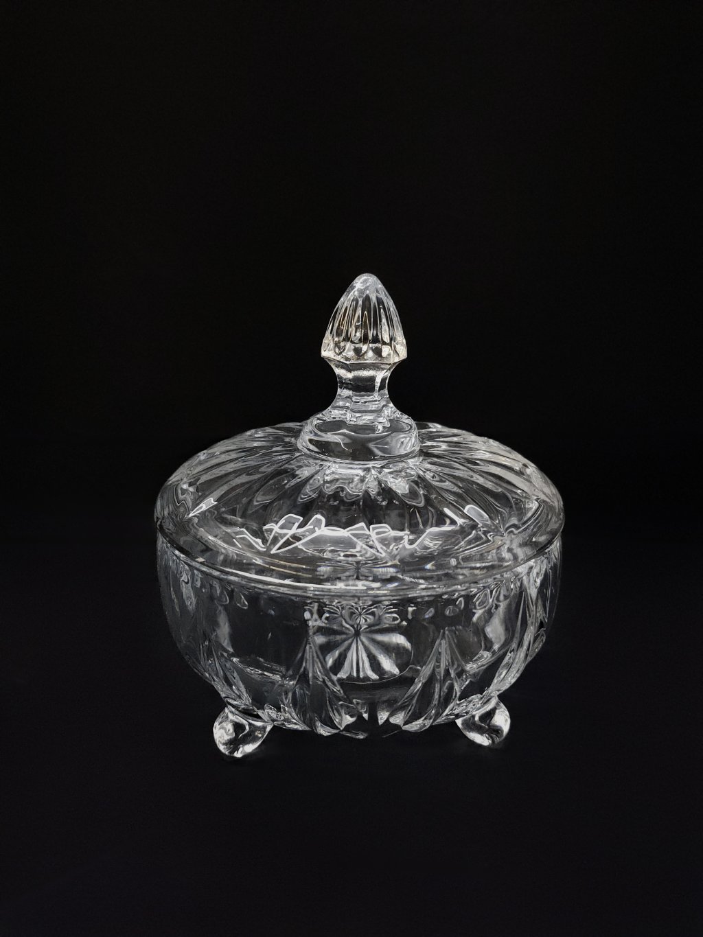 BOMBONIERE DE VIDRO 12x13 cm FUT12