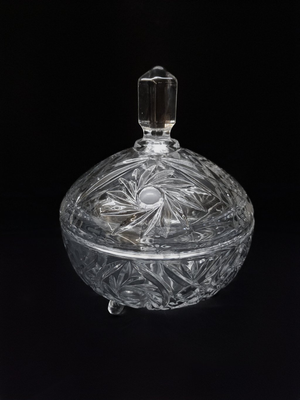 BOMBONIERE DE VIDRO 19x16 cm FUY787