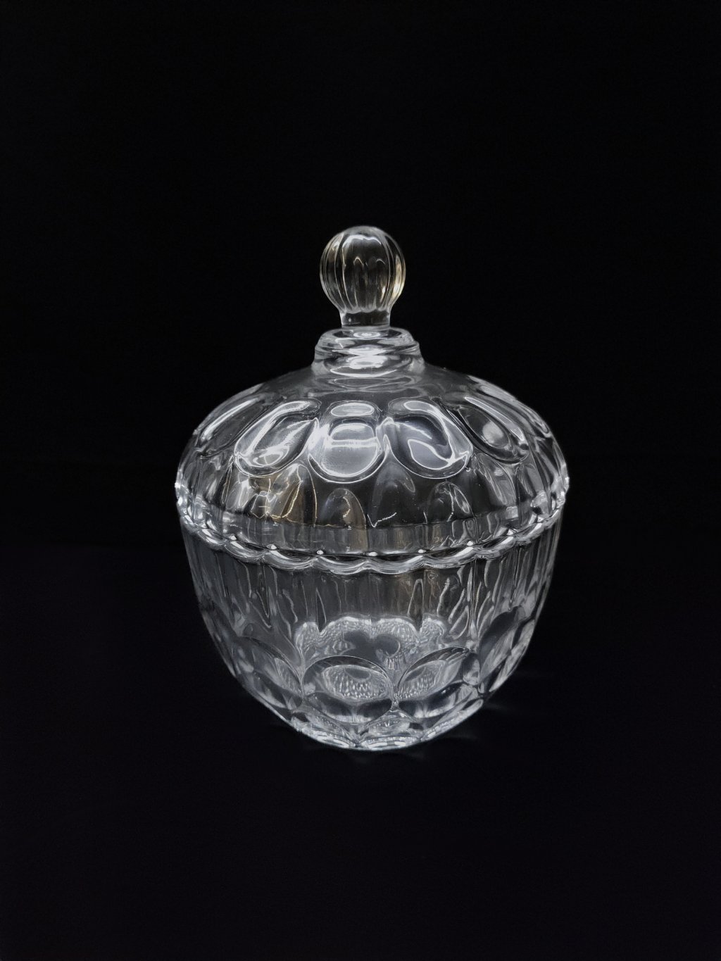 BOMBONIERE DE VIDRO 19x14 cm FUY785