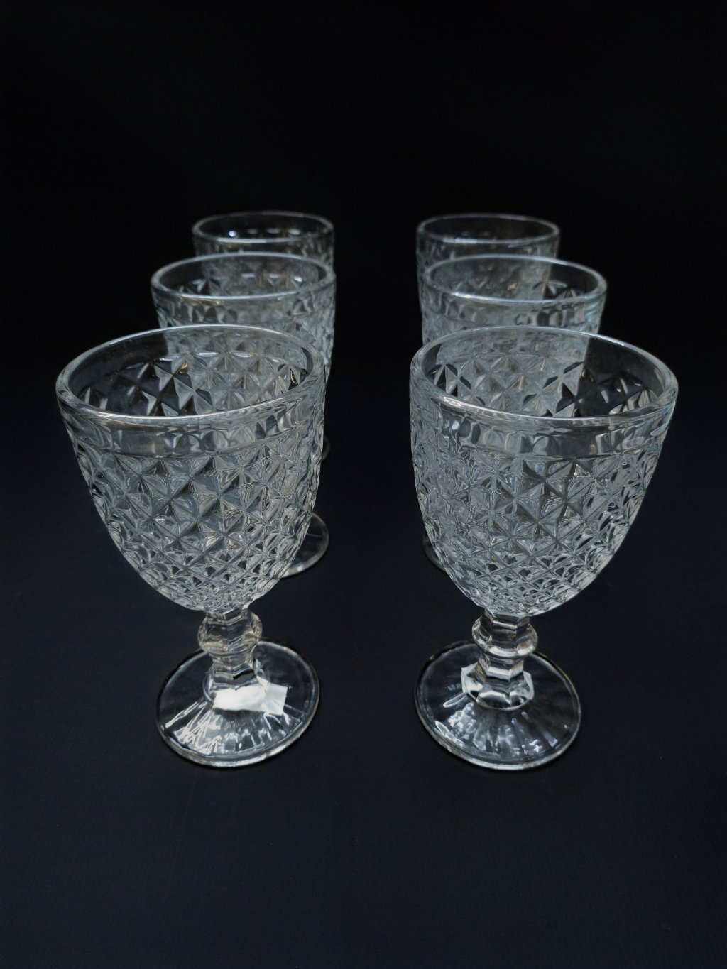 CONJUNTO TAÇA DE VIDRO COM 6 CA16188