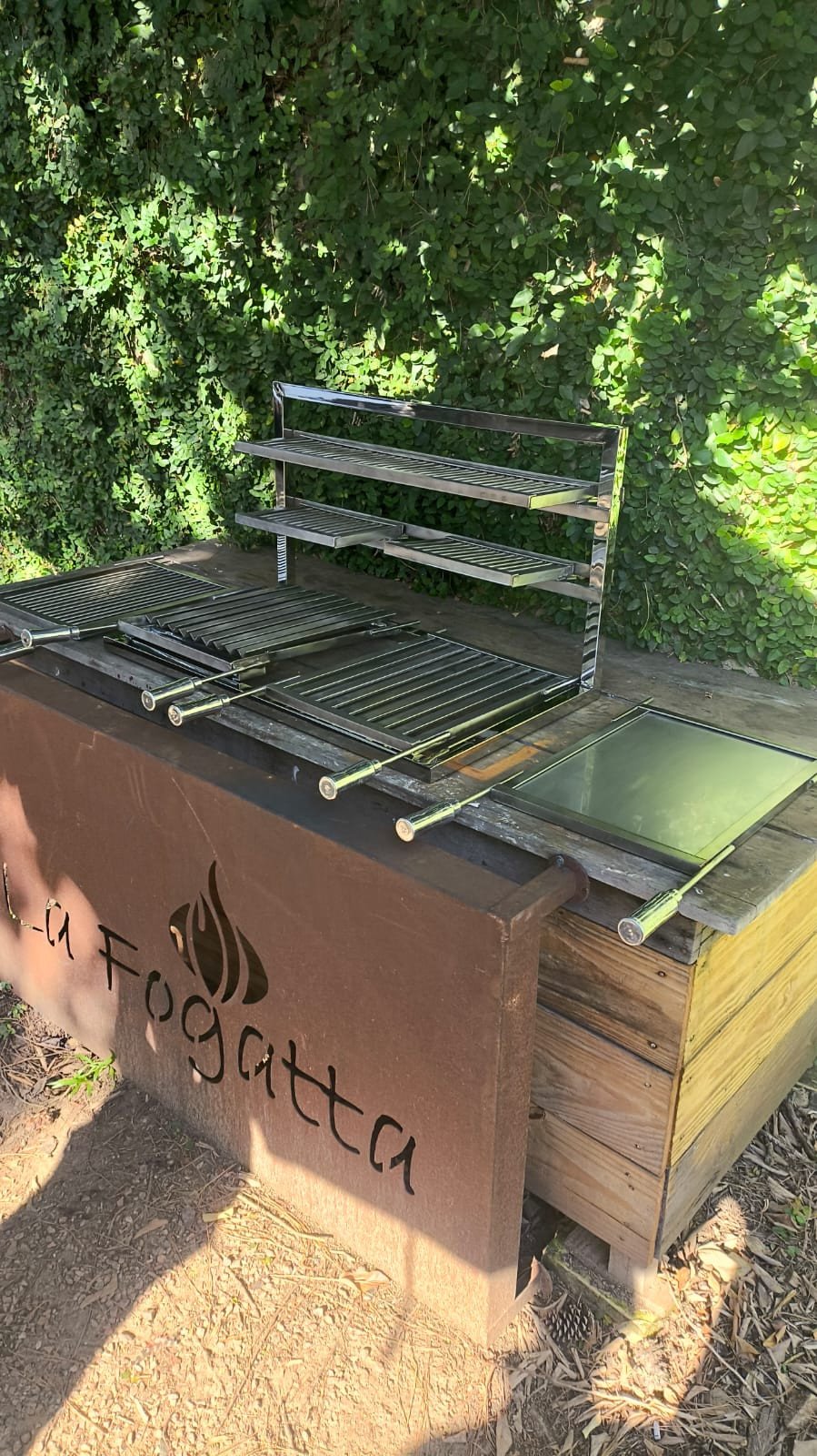 Parrilla Inox fixa