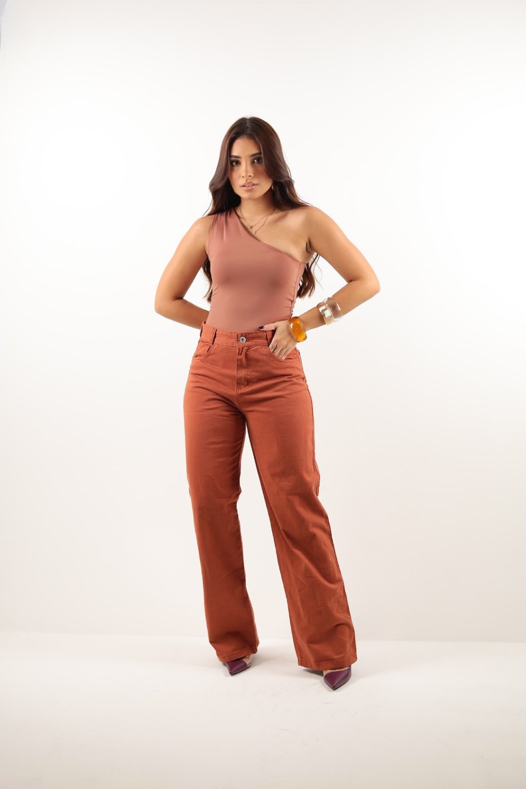CALÇA WID LEG COR