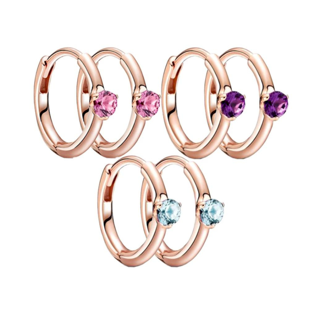 1 PAR DE BRINCOS HOOPS PAN 