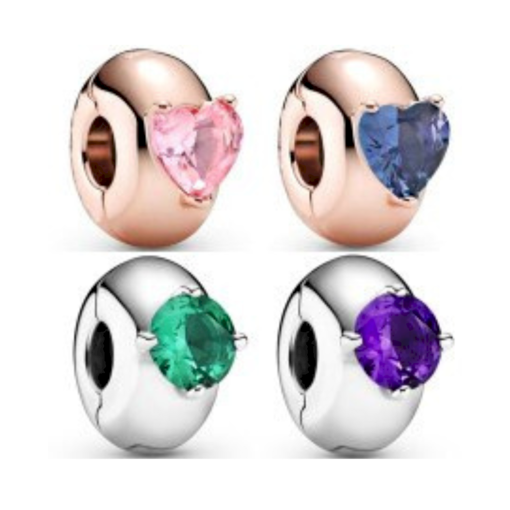 BERLOQUE HEART CLIP PAN - PRATA 925