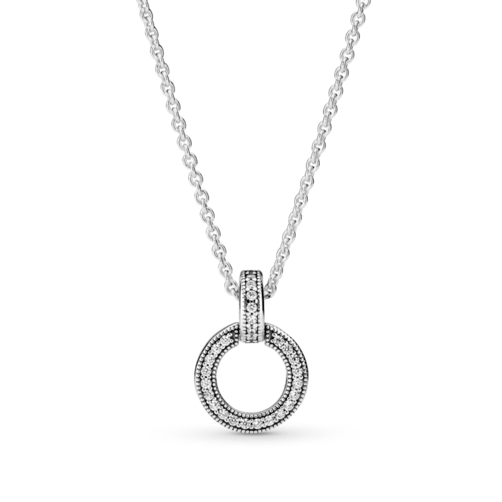 COLAR CIRCULO DUPLO PAN - PRATA 925