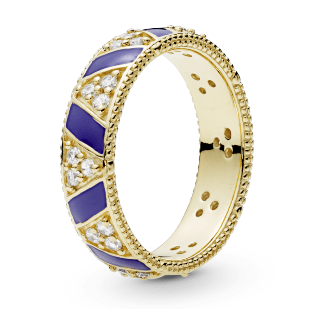 ANEL SHINE PAN BELO - BANHADO A OURO