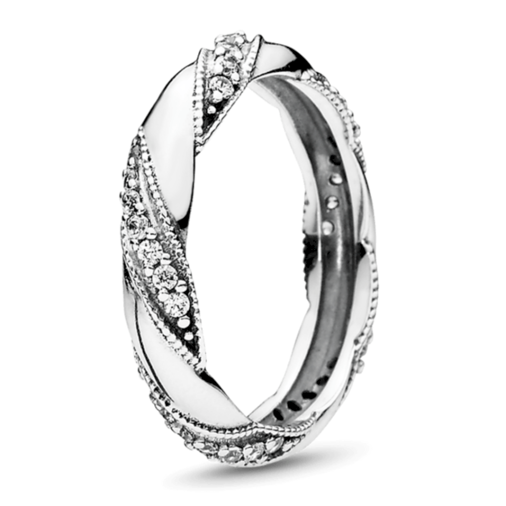 ANEL LAÇO DE AMOR PAN - PRATA 925