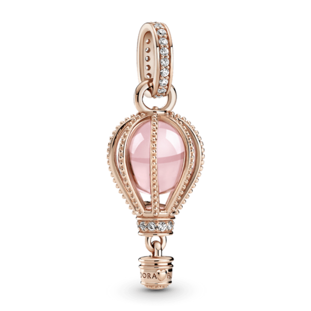 BERLOQUE BALÃO ROSE - BANHADO A OURO