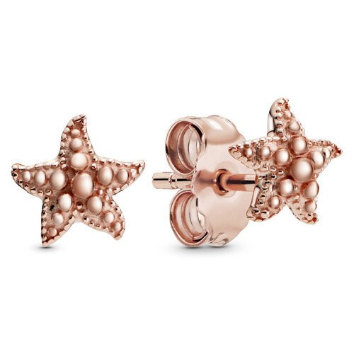 BRINCO ESTRELA ROSE PAN - PRATA 925