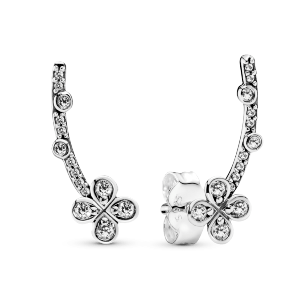 BRINCO RAMOS DE FLORES PAN - PRATA 925